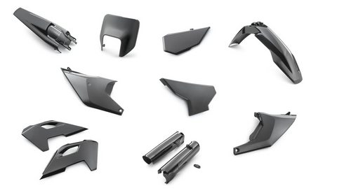 HUSQVARNA PLASTIC FENDER KIT BLACK 2024 TE 250 300 / 2024 FE 250 350 450 501 OEM